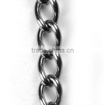 316 stainless steel welded twist link chain