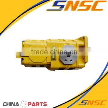 Wholesale construction machinery parts hydraulic test pump of SDLG Tandem Gear pump with valve 1,4120000171