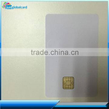 plastic PVC white contact j2a040 card with 3 track magnetic stripe                        
                                                Quality Choice