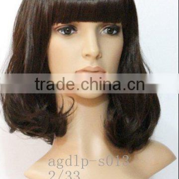 top new fashion synthetic wigs /top quality fashion synthetic wigs/lady fashion synthetic wig