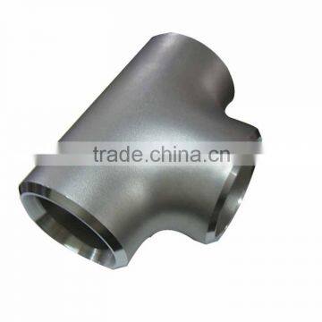 hygienic sanitary food grade stainless steel 304 316L reducer tee