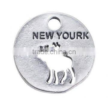 Hollow Deer Zinc Alloy Charm