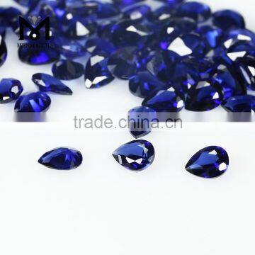 Top Machine Cut Faceted Pear Shape 3 x 4 mm 34# Sapphire Corundum
