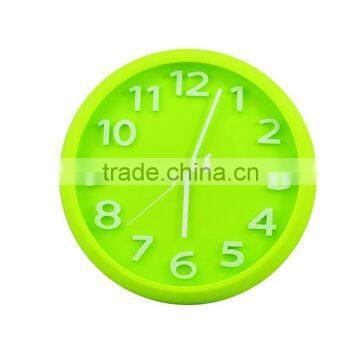 12.5 inch promotional plastic modern 3D decorative wall clock