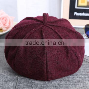 Vintage Mens Womens Wool Winter Warmer Beret Beanie Hat Cap French Style