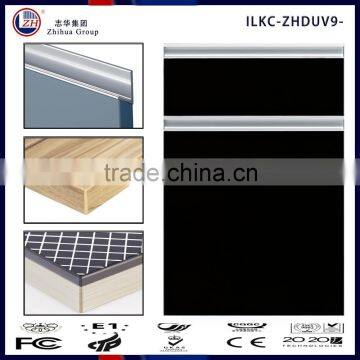 High gloss round corner kitchen cabinet door