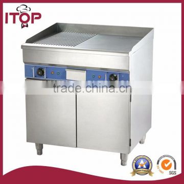 PEG750-2/C Electric griddle with cabinet