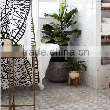 French Country Hot Sale Living Room White Marble Movable Side Table photo-6