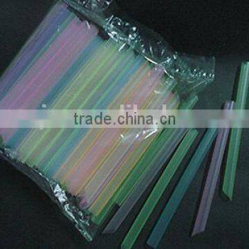 SGS certificate hard plastic drinking straw for bubble tea drinking