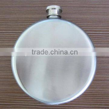 High quality 5oz round hip flask with mirror polishing