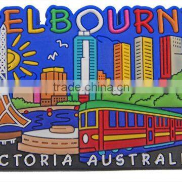 pvc tourist souvenir fridge magnet