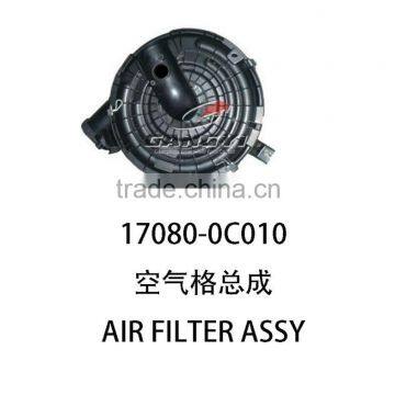 latest best selling air filter assembly 17080-0C010 of cars toyota hilux pickup