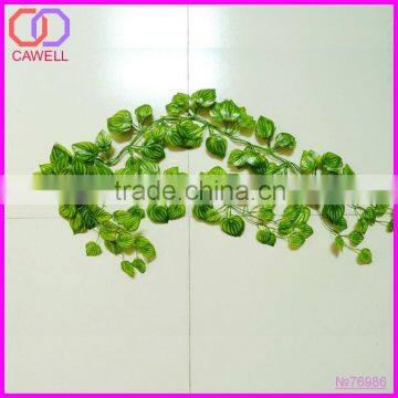 green artificial watermelon leaf string for wall decoration