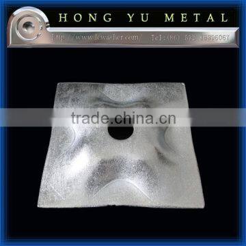 Square stamping parts with hole