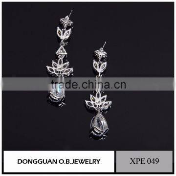 Drop Wedding Earring /butterfly Shape Earring /least 18 k Gold Earring photo-6