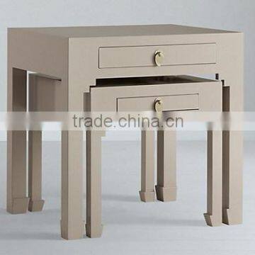 Antique Black Nest Table Set photo-2