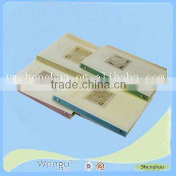 China alibaba Yiwu plastic B5 size pp cover Loose-leaf notebook