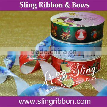 2015 Hot Selling Christmas Printed Ribbon Wholesale