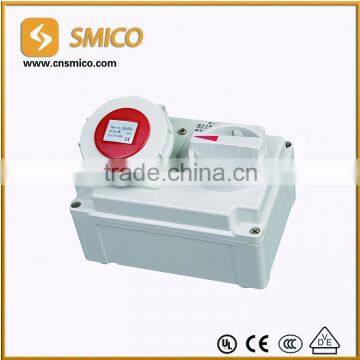 IP67 32A Round Pins Female Industrial Socket photo-2