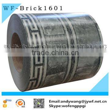 PPGI sheet / Brick grain galvanized steel coil manufacturer