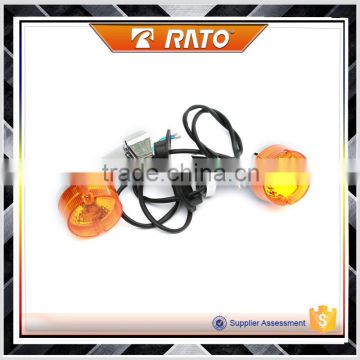 Motorcycle orange double turn signal light