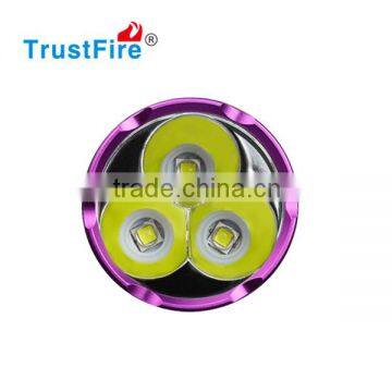 TR-D006 Three CREE XM-L T6 Leds Waterproof Battery Power Supply Bike Light