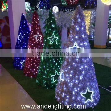 outdoor 3D garland lighting for christmas wedding decoration