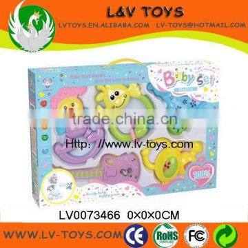 Funny cheap plastic baby rattle toys ABS material for kids LV0073466