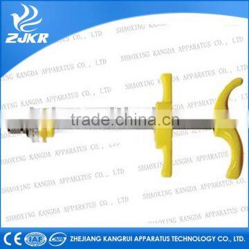 New arrival ZJKR animal remedy Veterinary Plastic Steel Syringe J Type (TPX)