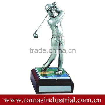 newly cheap custom resin unique golf trophy