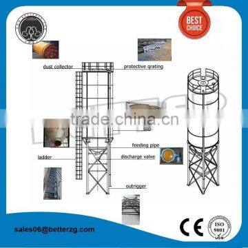 bolted cement silo corrugated plate steel grain silo for sale