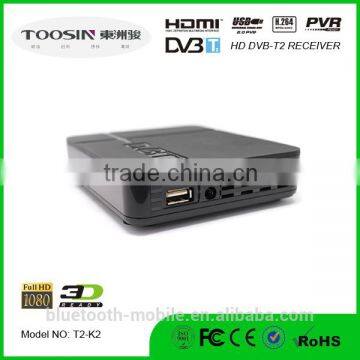 OEM/ODM HD 1080P DVB T2 Mini FTA Digital Decoder Set Top Box Terrestrial Receiver photo-3