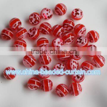 Hot Selling Charming 8MM Transparent Acrylic Loose Spacer Resin Beads Online Wholesale Craft DIY