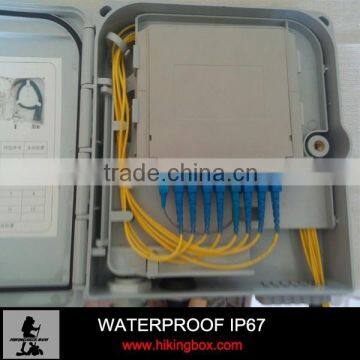 Indoor/Outdoor FTTH 12 Cores Fiber Optic Distribution Box Network