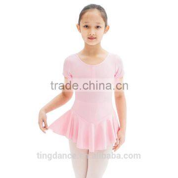 2015 new children skirted leotard