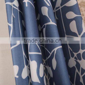 T/C Polyester and Cotton Freehand Drawing Flower Printed Curtain Panel Drapes Drapery photo-2