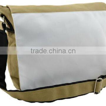 hot selling fashion Sublimation Beige large shoulder bag with changeable flap