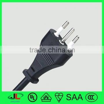 IMQ standard 220v Italy 3 pin power plug with c13 female plug for home appliance