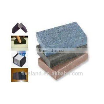 four sides fine Abrasive sanding block sponge for metal or wood funiture