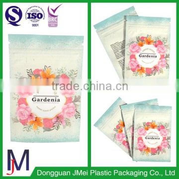 Aluminum Foil Material and 3 side seal bags for coffee tea snack food packaging