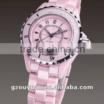 2012 New fashionable couple ceramic watches