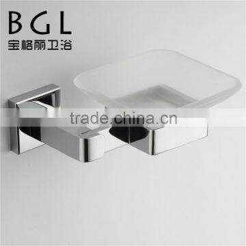 17239 wholesale brass bathroom accessories for bathroom Wall mounted Chrome finishing great soap holder