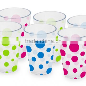 Hot sales 12oz plastic tumbler with printing