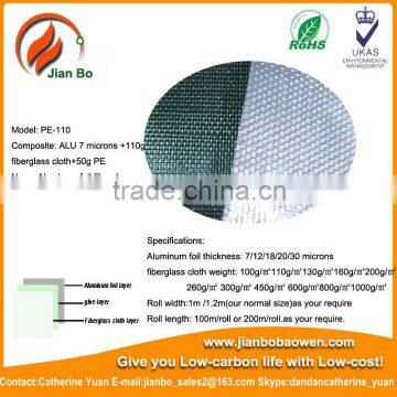 Best Selling Fiberglass Cloth Reinforced Aluminum Foil Insulation ac Duct Insulation photo-6