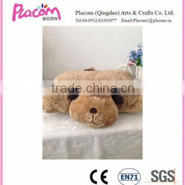 Plush Stuffed Dog Cushion