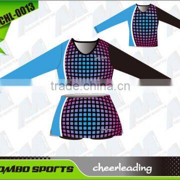 New arrival hot sexy girls cheerleading uniform/cheer outfit