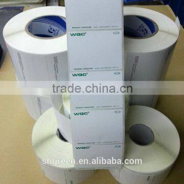 Eco-friendly matte surface paper sticker roll with cleap price