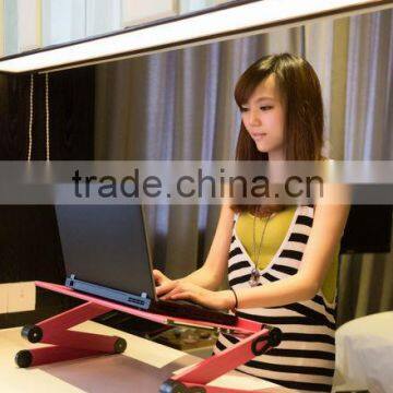 Eco-Friendly Portable and Flexible Fold Adjusting Mini Business Trading Computer Desk