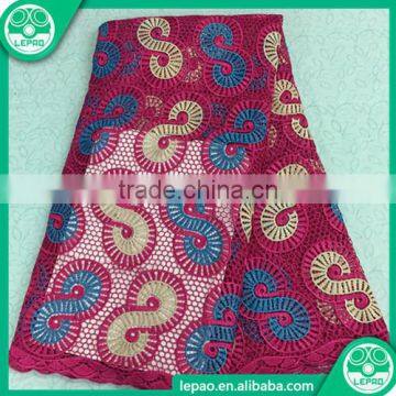 Austrian Embroidery Designs Flower Lace,High Quality African Fabric Wholesale Lace Fabric photo-2