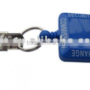 square plastic badge reel